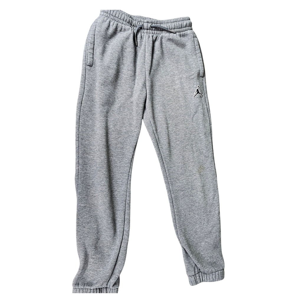 Jordan Jumpman‎ Sweatpants Grey Athletic Joggers Mens Size S Signature Right Hip
